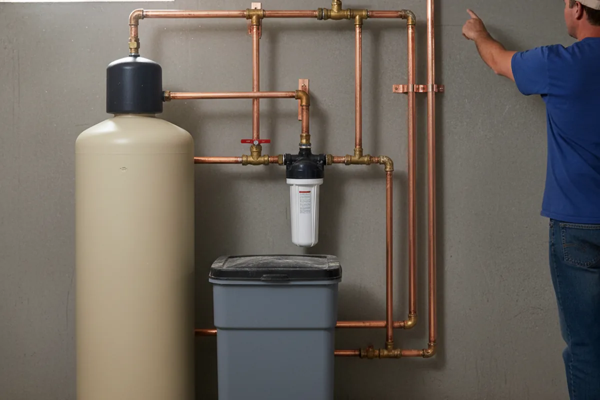 Whole-house water treatment system installed in Worth